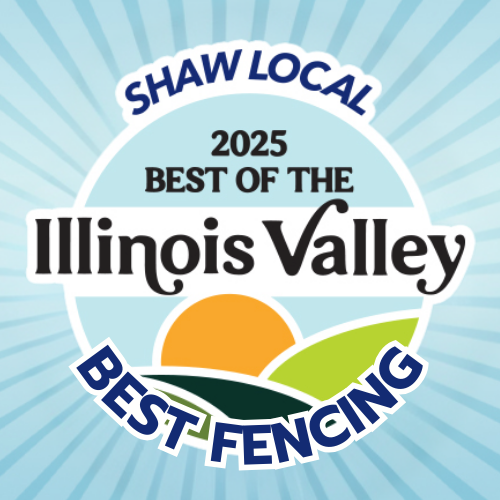 2025 Best of the Illinois Valley award for Best Fencing by Shaw Local