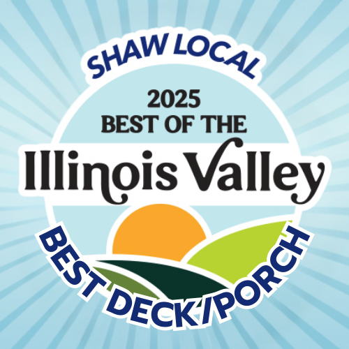 2025 Best of the Illinois Valley award for Best Deck and Porch